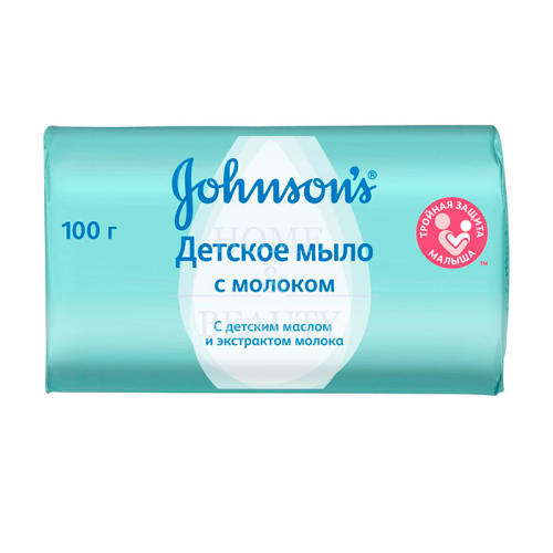 JOHNSON'S BABY Мыло детское с экстрактом молока 100 гр