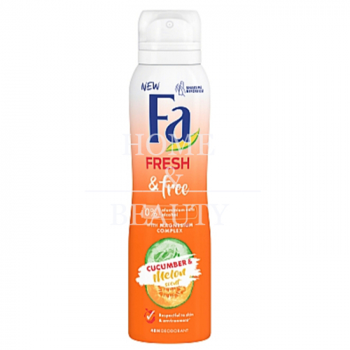 Дезодорант-спрей Fresh&Free аромат огурца и дыни, FA, 150 мл