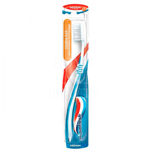 AQUAFRESH Зубная щетка Clean&Flex, среднаяя жесткость