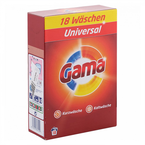 Порошок стиральный универсальный GAMA Universal 3 в 1 1,17 кг