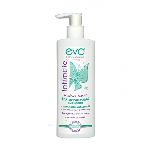 EVO Жидкое мыло для интимной гигиены с молочной кислотой для чувствительной кожи 200 мл
