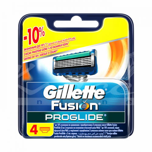 Кассеты Gillette FUSION (4 шт) Proglide 