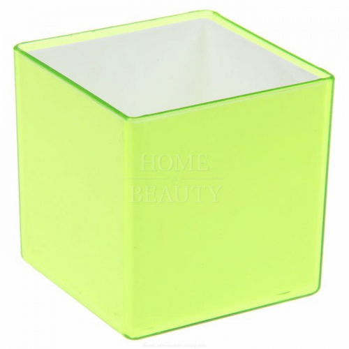 Кашпо "Мини куб" 0,16 л зеленое  