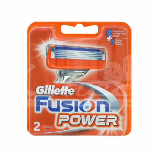Кассеты  Gillette  FUSION (2 шт) POWER