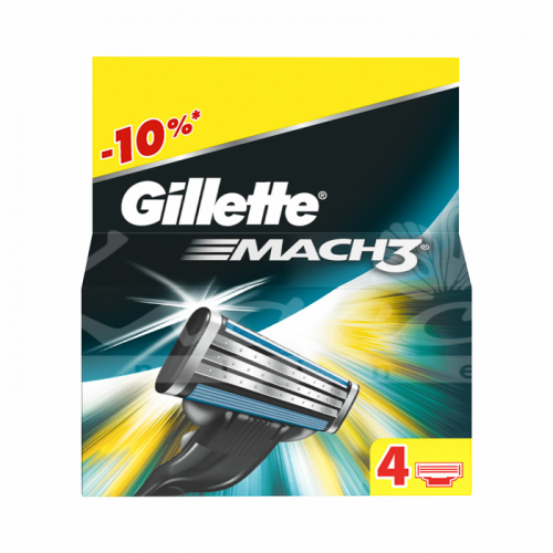 Кассеты  Gillette  MACH-3 (4 шт)
