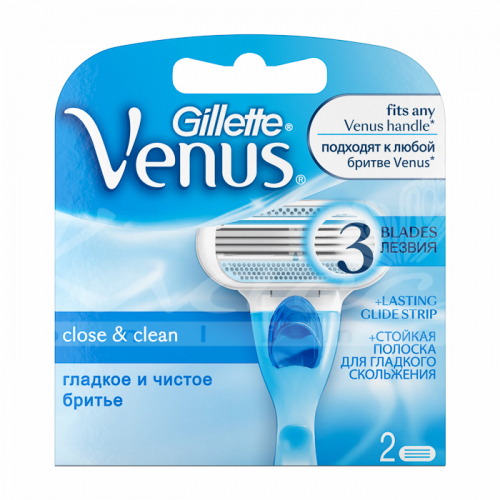 Кассеты  Gillette  VENUS  жен. (2 шт)