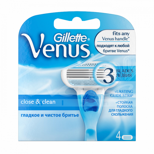 Кассеты  Gillette  VENUS  жен. (4 шт)