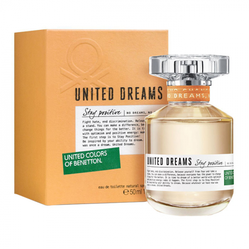 BENETTON United Dreams Stay Positive EDT for women 50мл