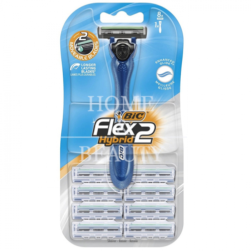 Станок для бритья Flex 2 Hybrid, BIC, 8 кассет
