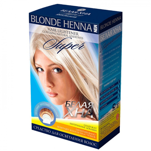 Средство ддя осветления волос Белая хна Super BLONDE HENNA, FITO КОСМЕТИК, 70 г