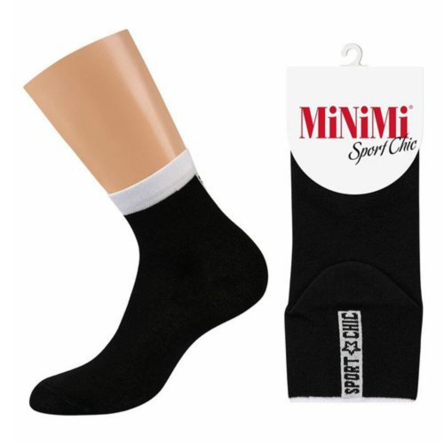 Minimi SPORT CHIC 4301 носки женские, Nero, 35-38 (23-25)