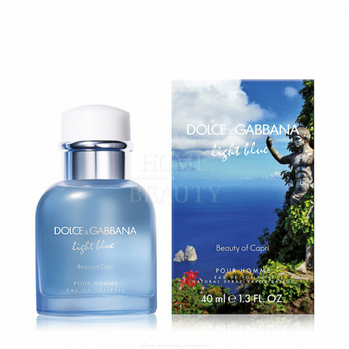 DOLCE & GABBANA Туалетная вода Light Blue Pour Homme Beauty of Capri 40мл