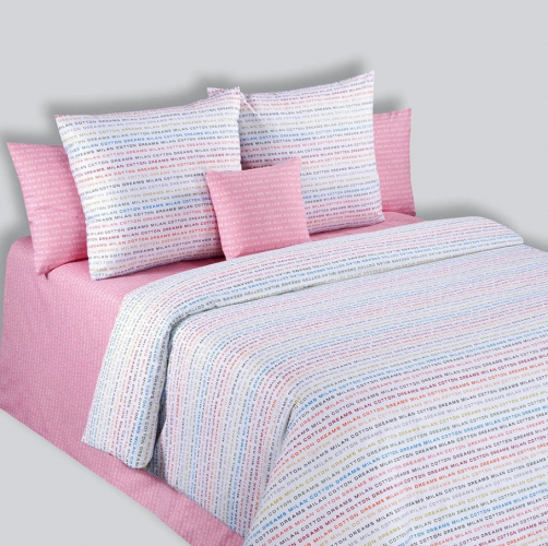 Комплект постельного белья Cotton Dreams 1,5сп COTTON DREAMS (160х215 ,215х150,50х70*2)