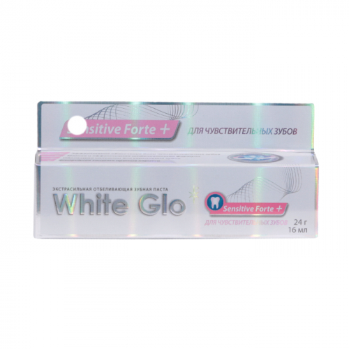 WHITE GLO зубная паста отбеливающая для чувствительных зубов, 16 мл