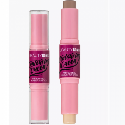 Стик для контуринга двухсторонний Contouring & highlighting stick Countouring Queen Beauty Bomb