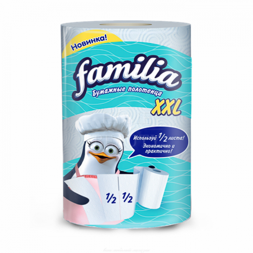 FAMILIA  XXL Бумажные полотенца  2-слойные 1 рулон