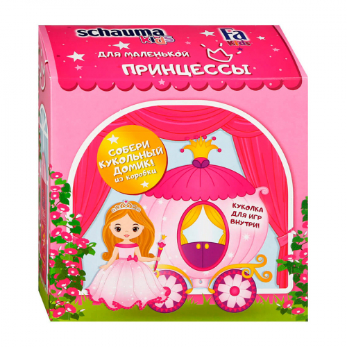 Набор для девочек Schauma Kids шампунь-бальзам 225 мл + гель для душа 250 мл+игрушка