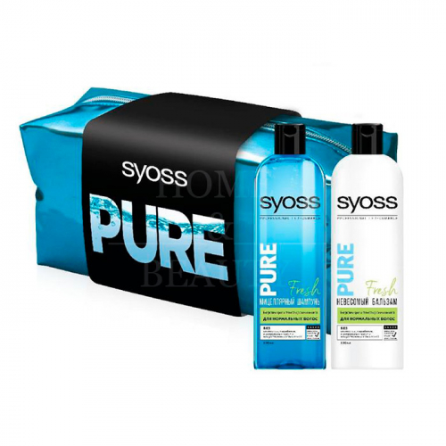 SYOSS Подарочный набор "Pure Fresh" шампунь 500 мл, бальзам для волос 500 мл