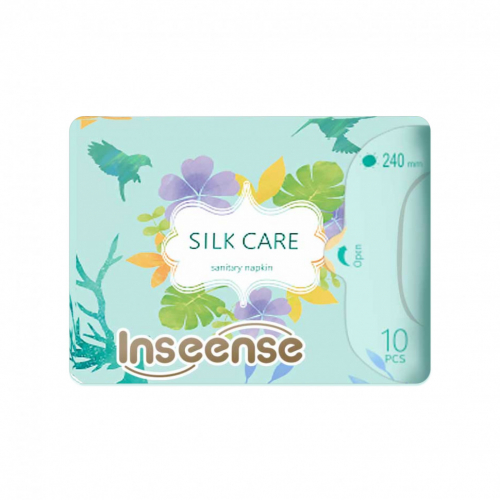 Прокладки женские Inseense Silk Care дневные, 4 капли, 240 мм 10 шт