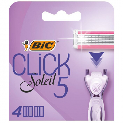 Сменные кассеты Click Soleil 5, BIC, 4 штуки