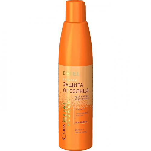 Бальзам-защита от солнца для всех типов волос CUREX SUNFLOWER, ESTEL, 250 мл