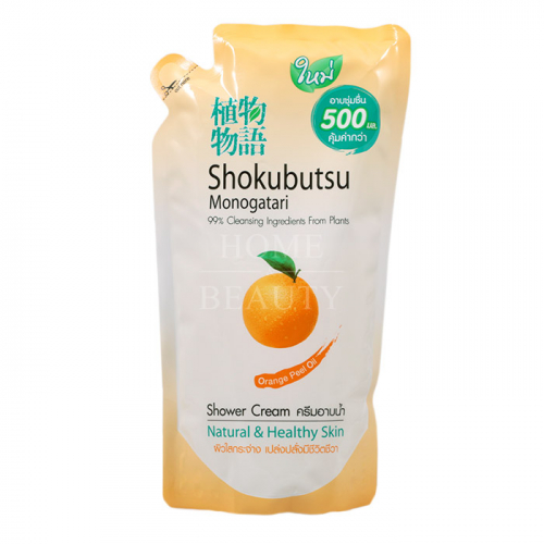 Крем-гель для душа  с апельсиновым маслом LION SHOKUBUTSU 500 мл. МУ