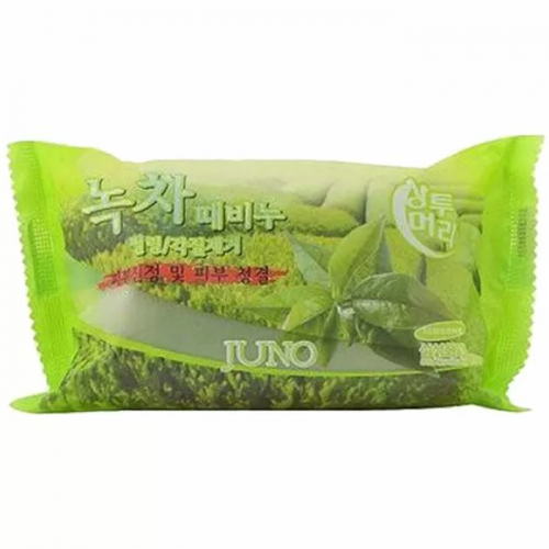 Мыло-пилинг Зелёный чай JUNO 150 г