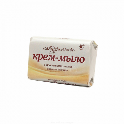 НЕВСКАЯ КОСМЕТИКА Крем-мыло натуральное с протеинами шёлка 90 г