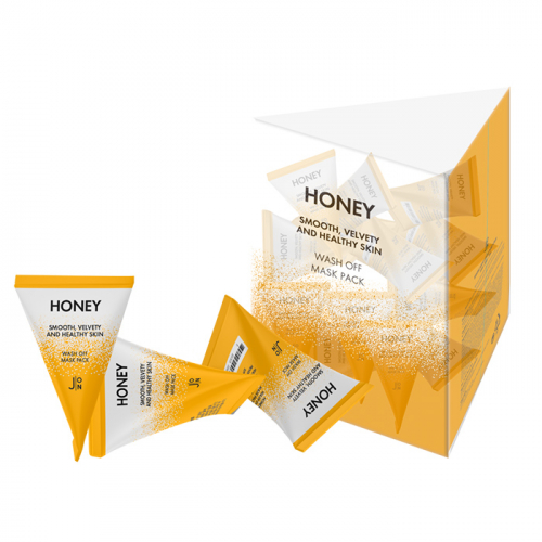 Питательная маска для лица с мёдом Honey wash off mask pack mini, J:ON, 5 г