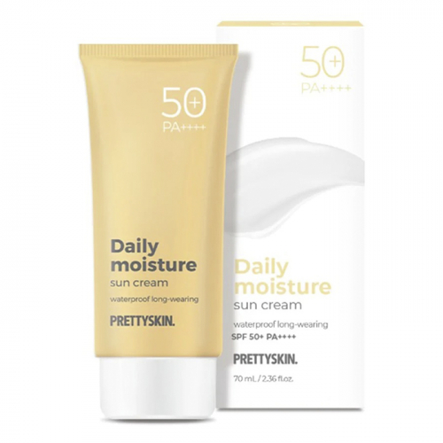 Увлажняющий солнцезащитный крем SPF50+PA++++ Daily Moisture Sun Cream, PRETTYSKIN, 70 мл