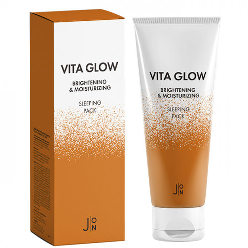 Ночная маска для лица восстанавливающая с витаминами Vita Glow Brightening & Moisturizing Sleeping Pack, J:ON, 50 г