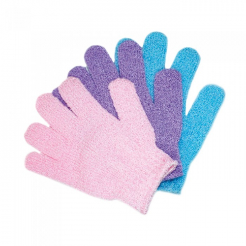 Мочалка-перчатка массажная нейлон Pleasure color 
