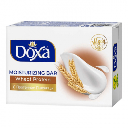 Мыло в упаковке Протеин пшеницы DOXA 80 гр