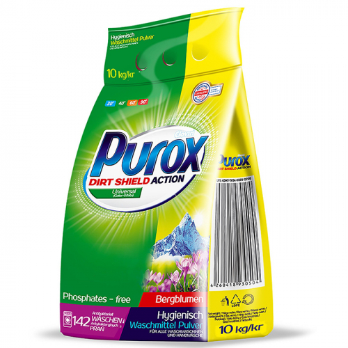 Стиральный порошок PUROX Universal Color&White 3 кг пакет