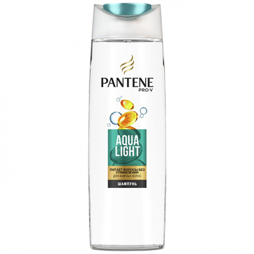 Шампунь Aqua Light, для тонких волос, склонных к жирности, PANTENE PRO-V, 400 мл